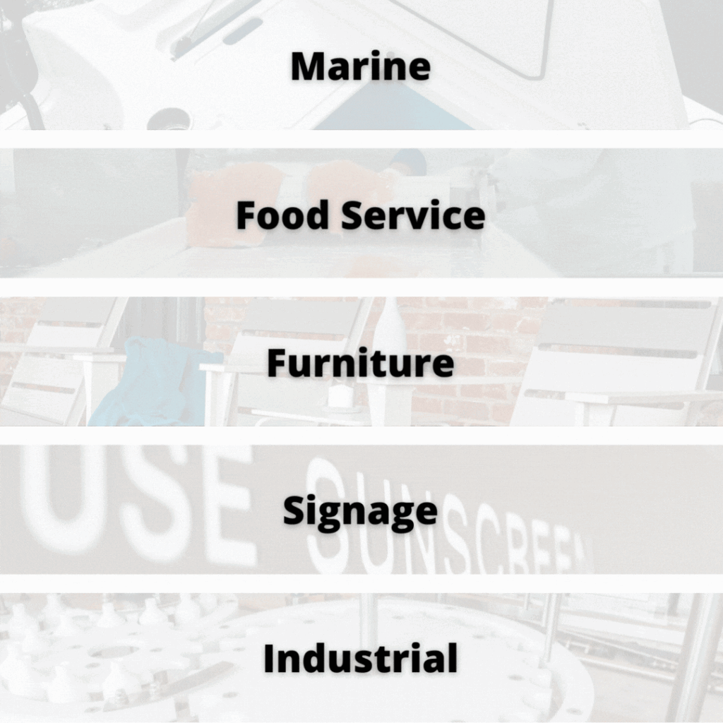 Various applications of HDPE products